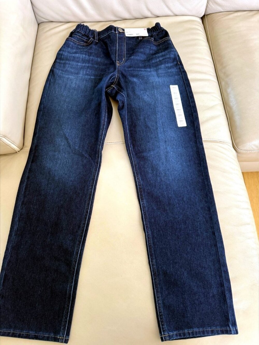 Uniqlo Kids Jersey Jeans 160 NWT Blue